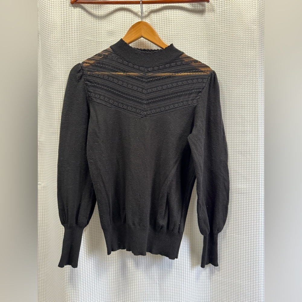 Suzy Shier Black Cowl Neck Sweater - size medium